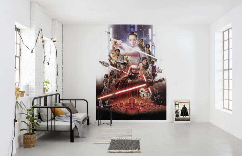 4-4113 : star wars movie poster rey : 184 x 254 cm : 72.25 €