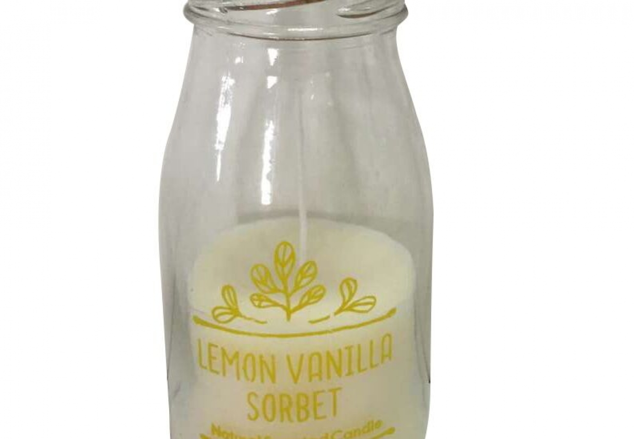 Bougie milk sorbet citron vanille